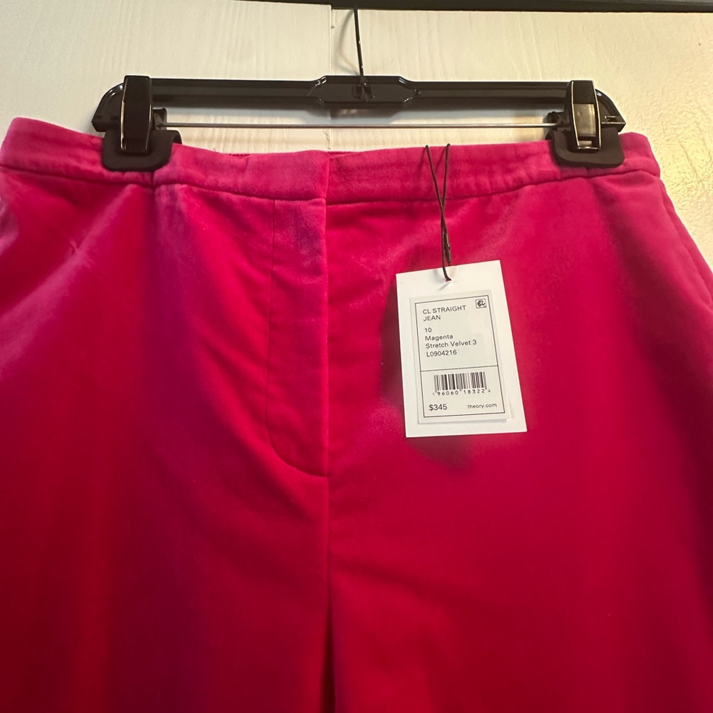 Theory Women's Pink Trousers